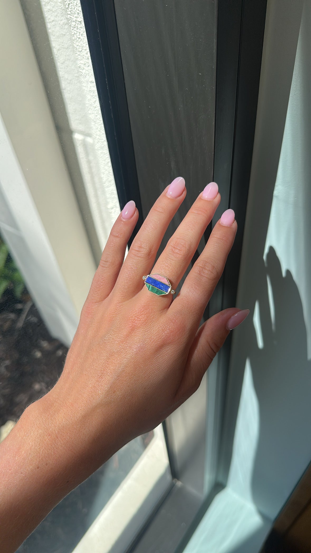 Carolina Neves- Gemstone Plate Ring – Henri Noël