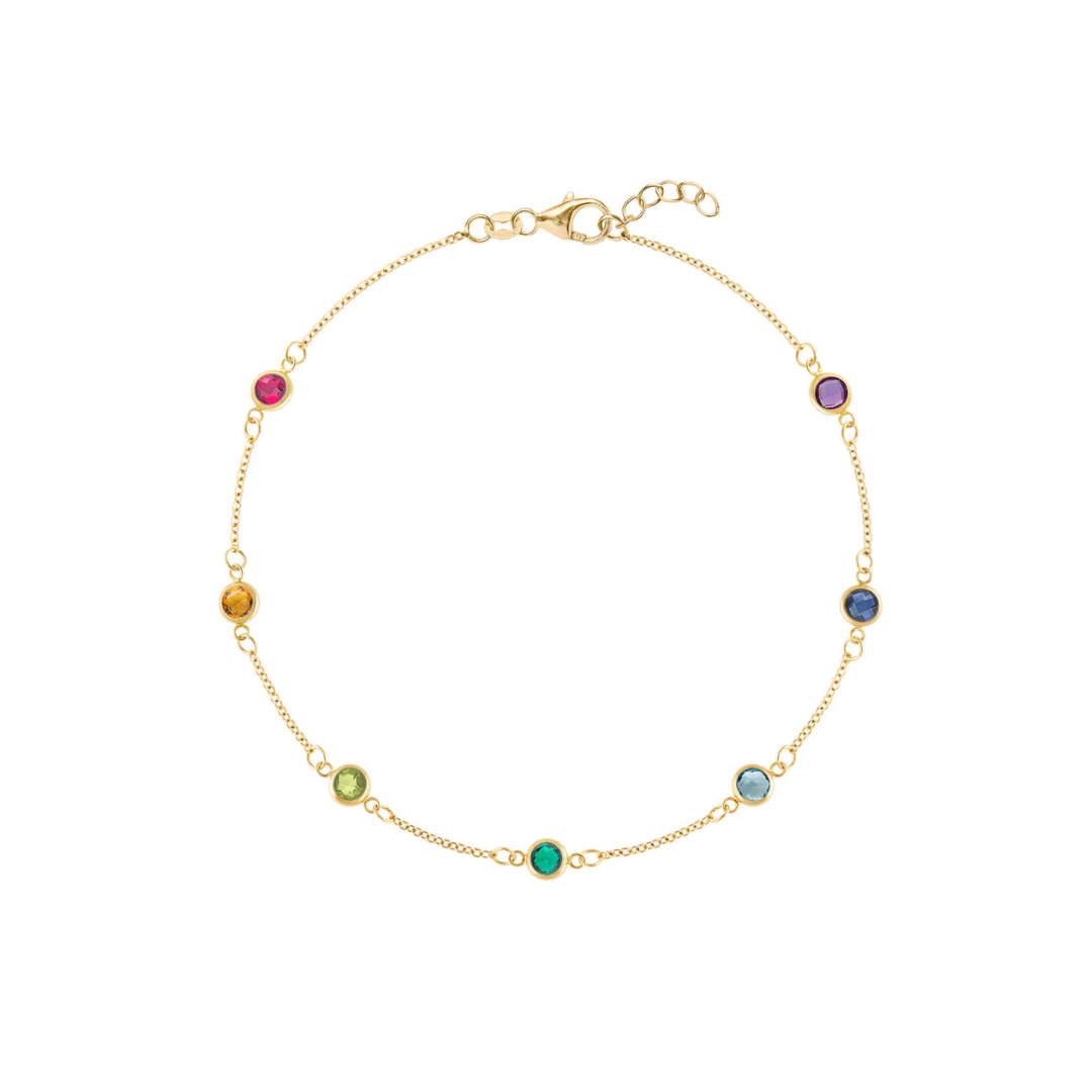 Gemstone by the Inch Bracelet – Henri Noël