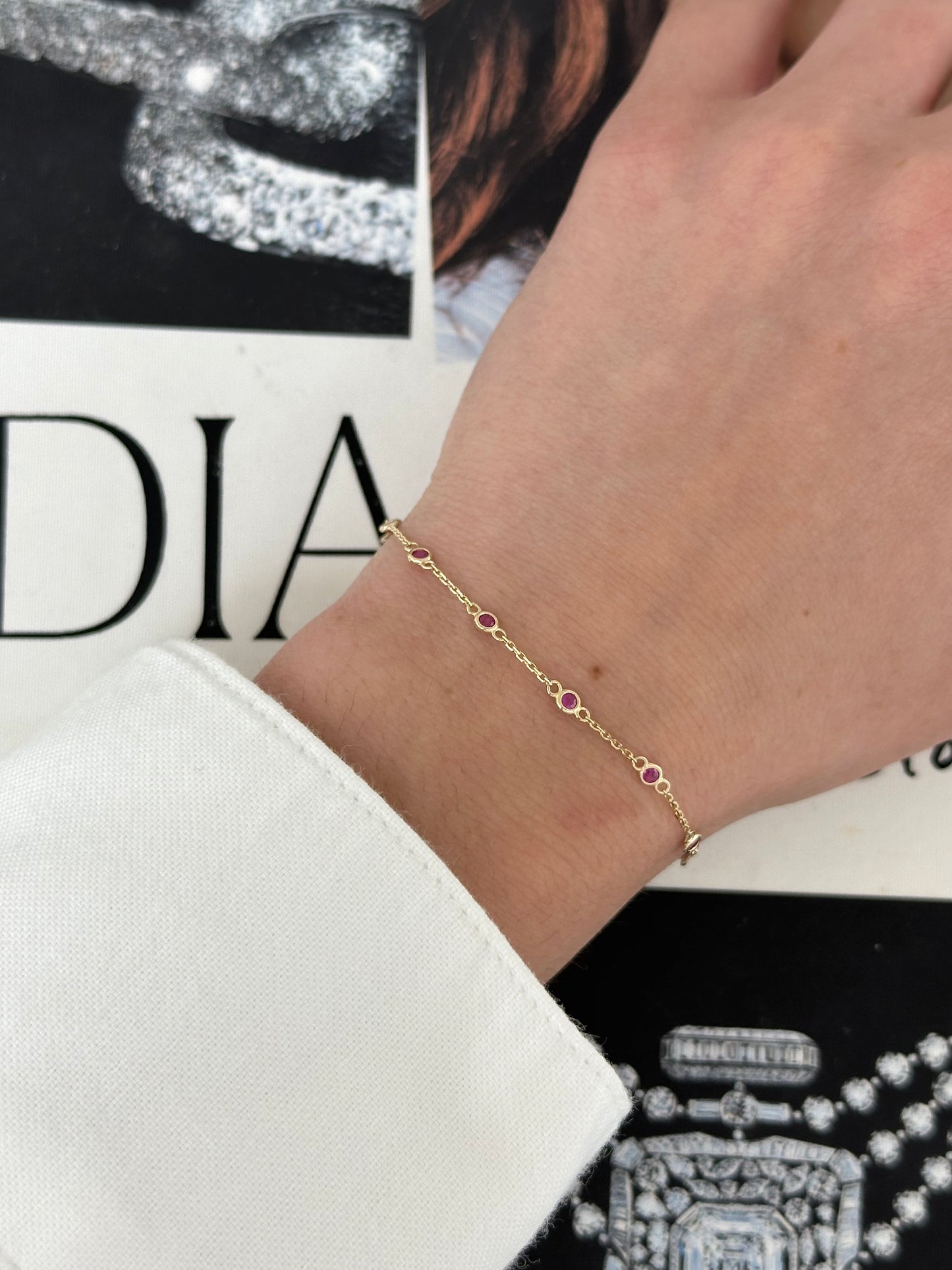 Gemstone by the Inch Bracelet – Henri Noël