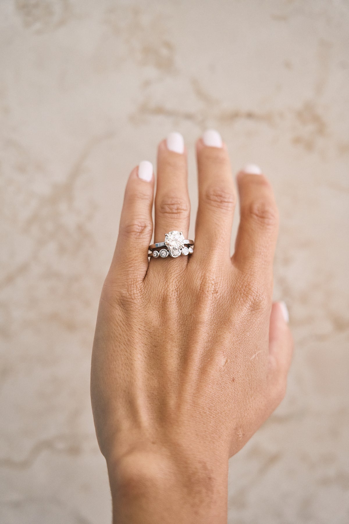 Graduated Bezel Diamond Ring – Henri Noël