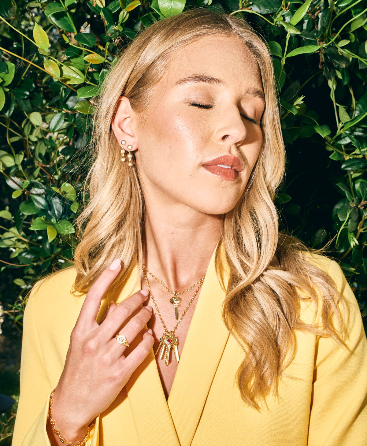 Graduated Diamond Scalloped Bezel Drops – Henri Noël