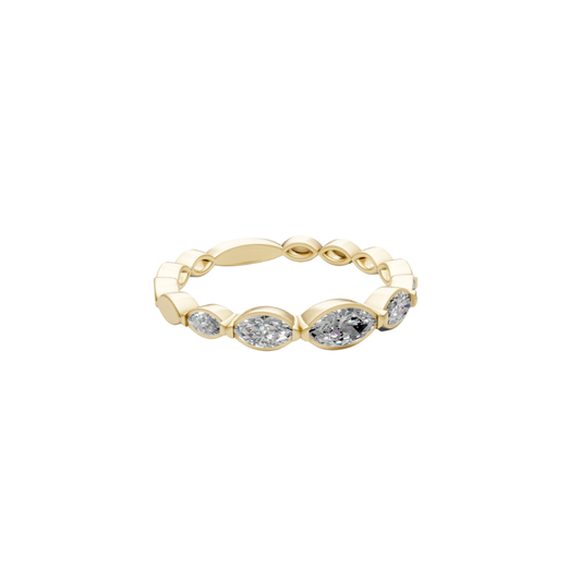 Graduated Marquise Diamond Band – Henri Noël