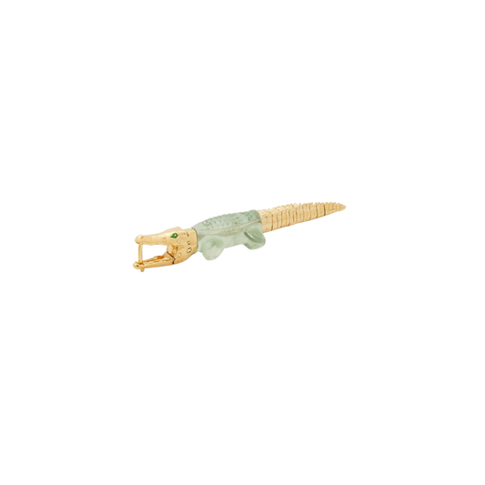 Green Amethyst Alligator Bite Earring – Henri Noël