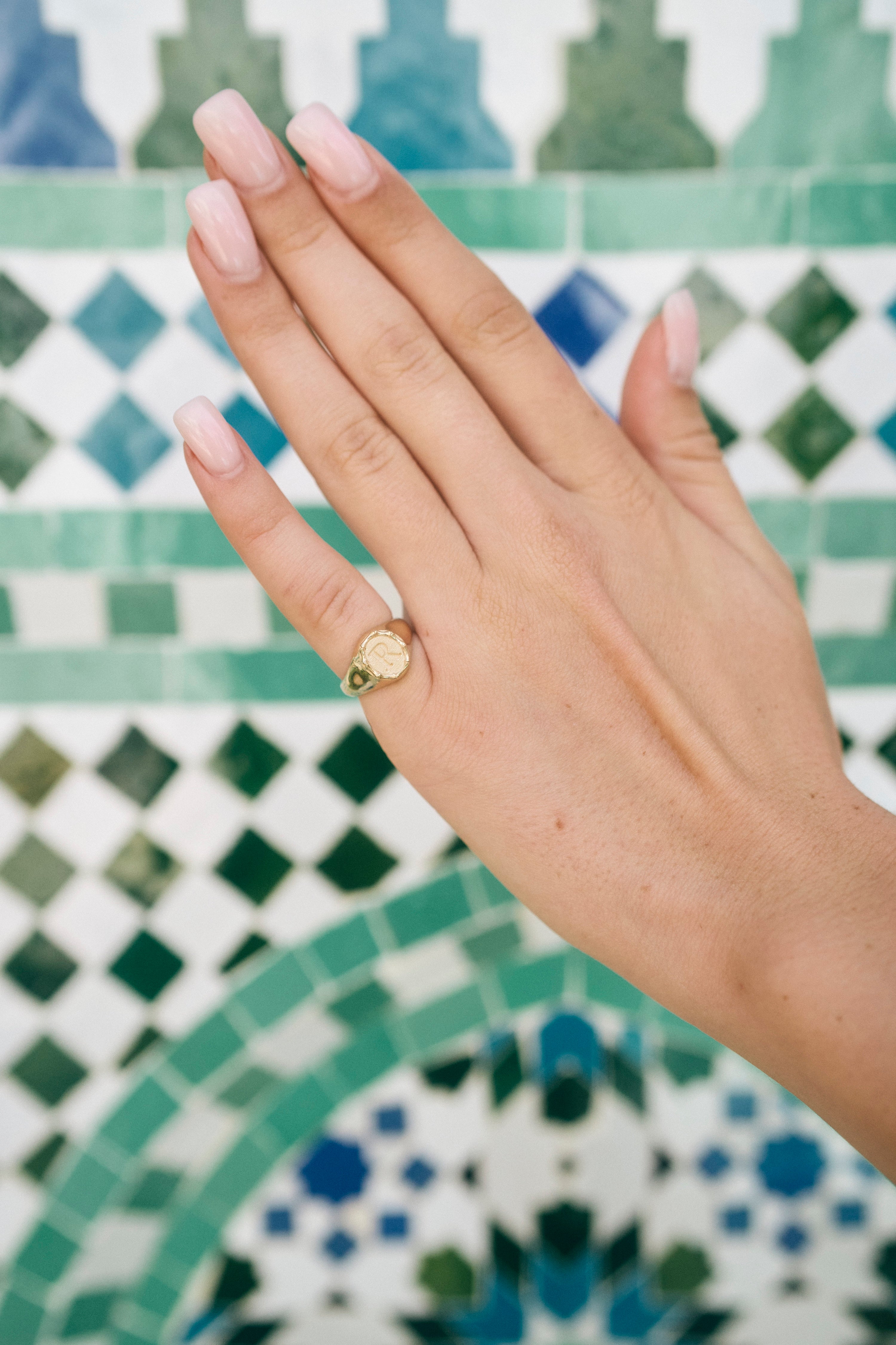 Bamboo Signet Ring | 14K Gold | Henri Noël – Henri Noël