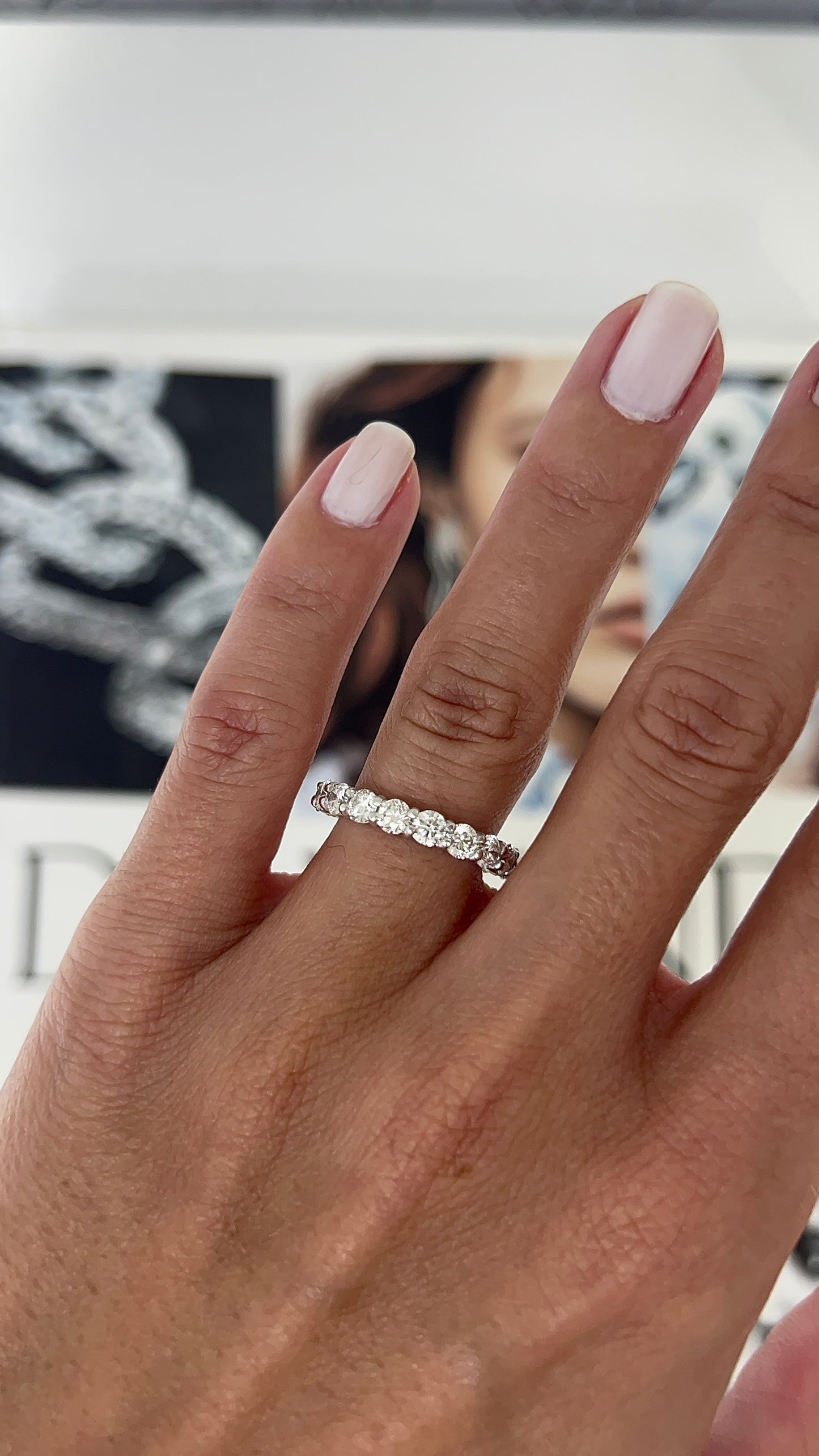 Half Diamond Half Fancy Yellow Diamond Eternity Band – Henri Noël