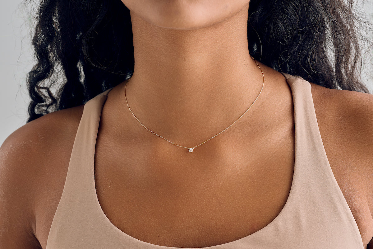 Adjustable Single Floating Diamond