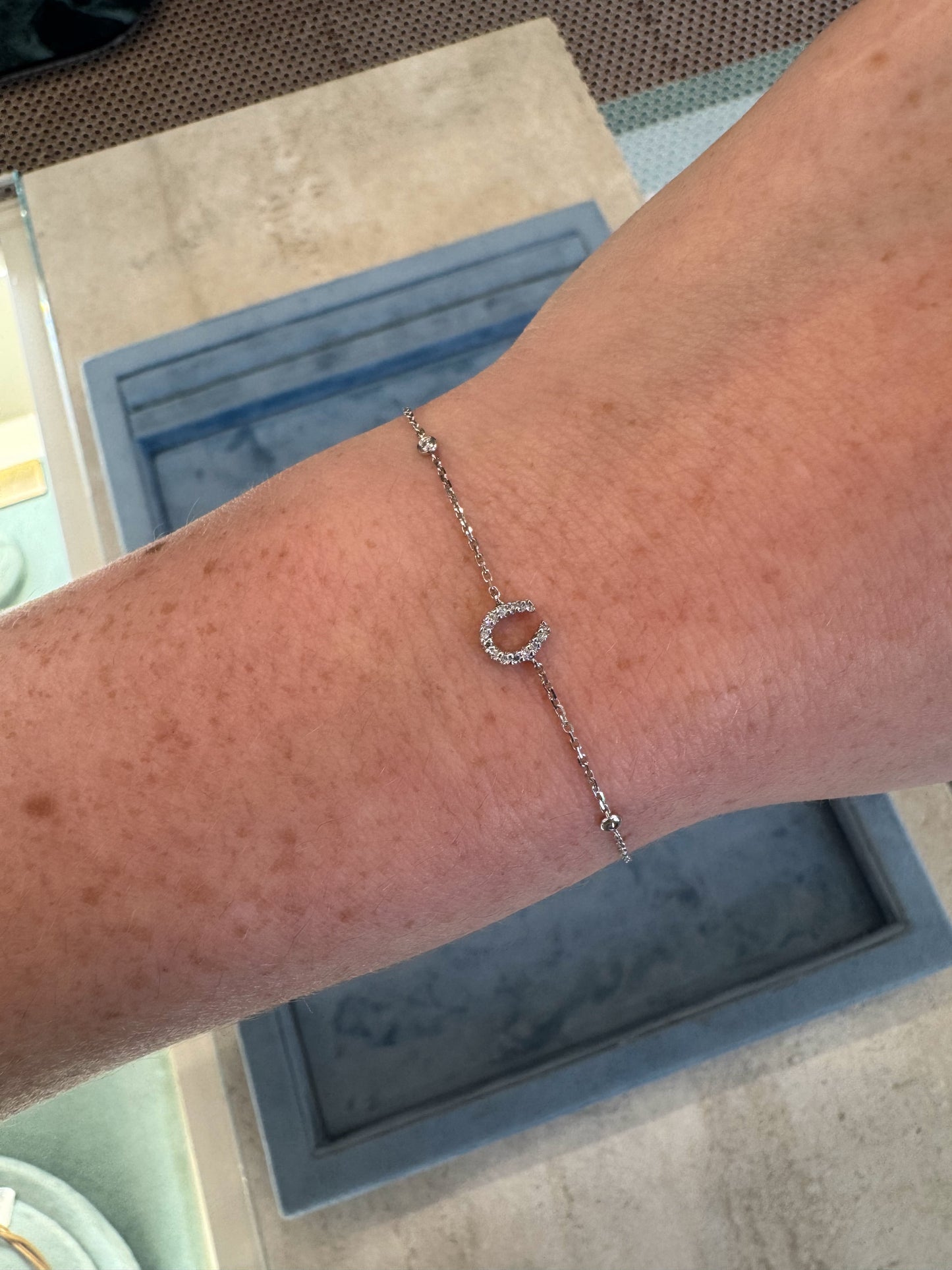 Horseshoe Diamond Bracelet – Henri Noël