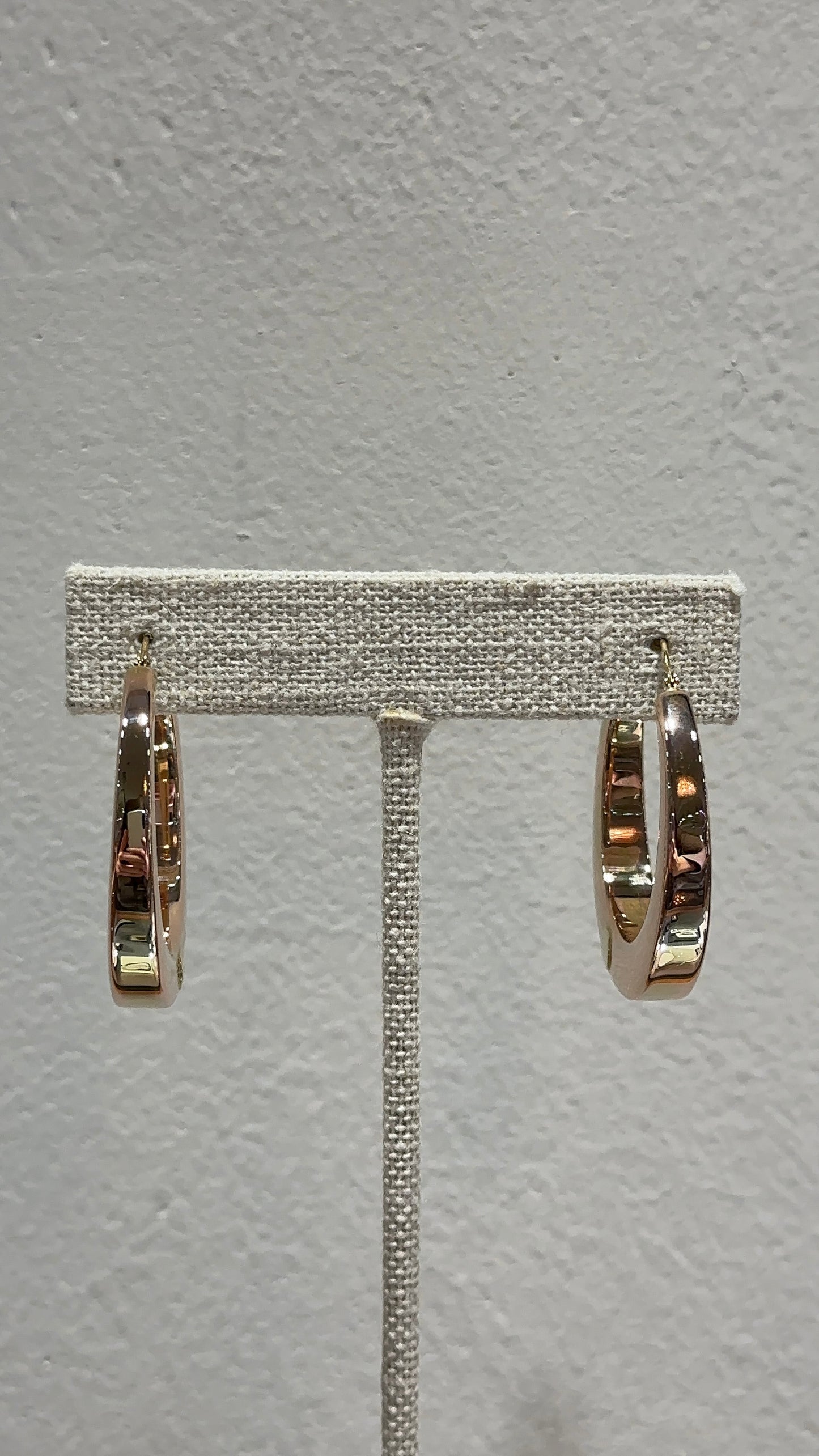 Estate Rose Gold Hoops – Henri Noël