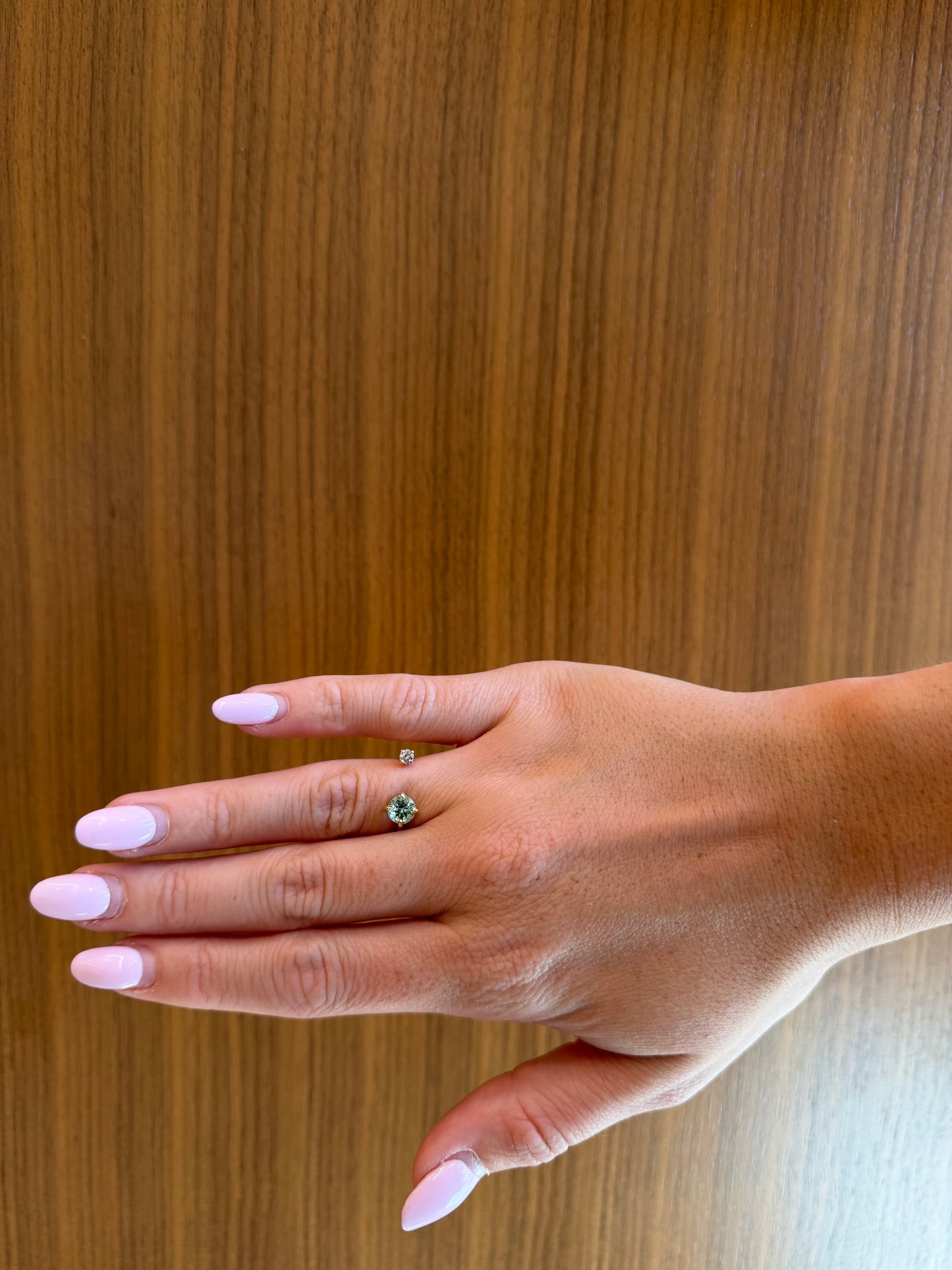 Two Stone Paraiba Tourmaline Ring