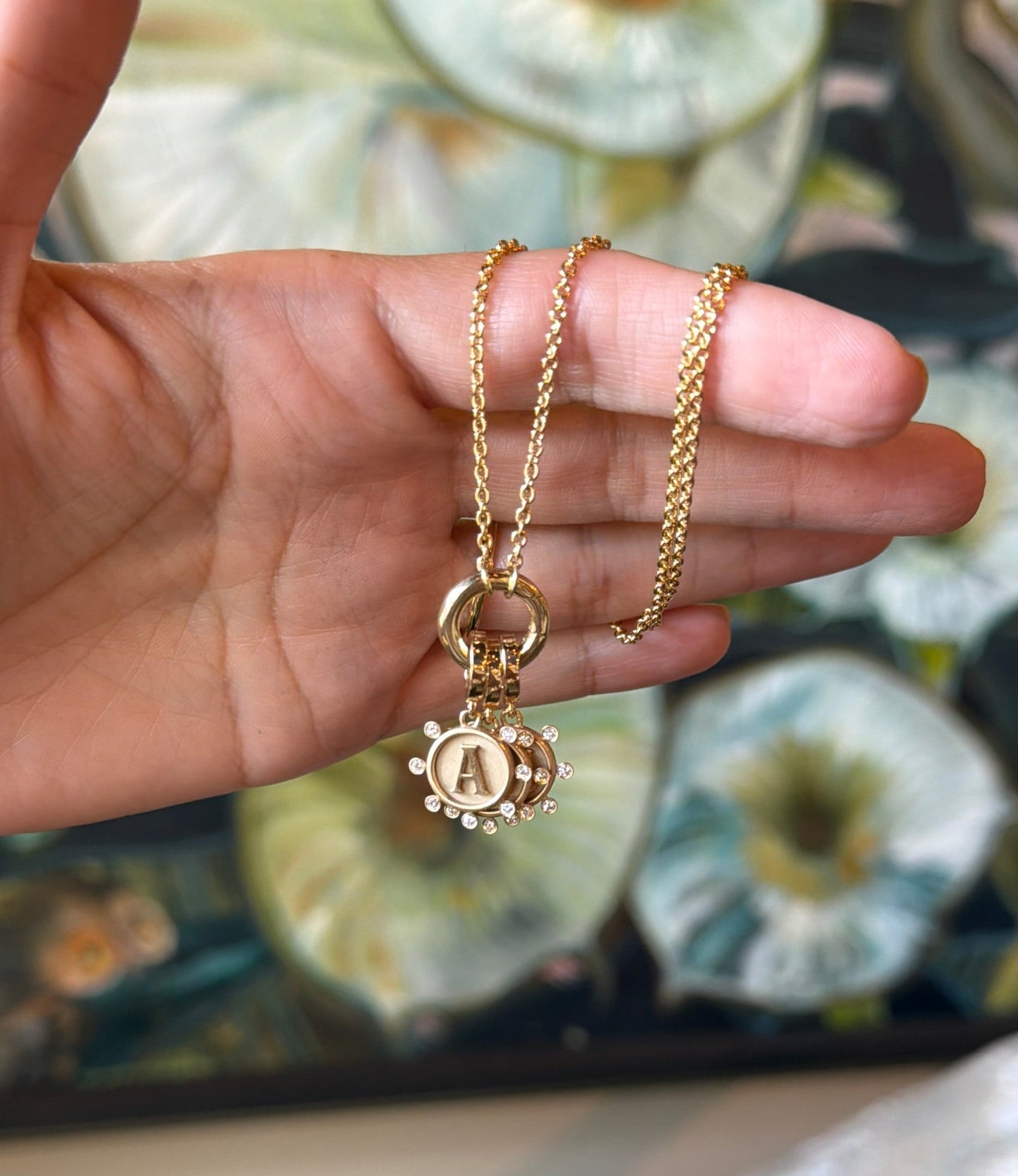 Push Charm Bail Necklace