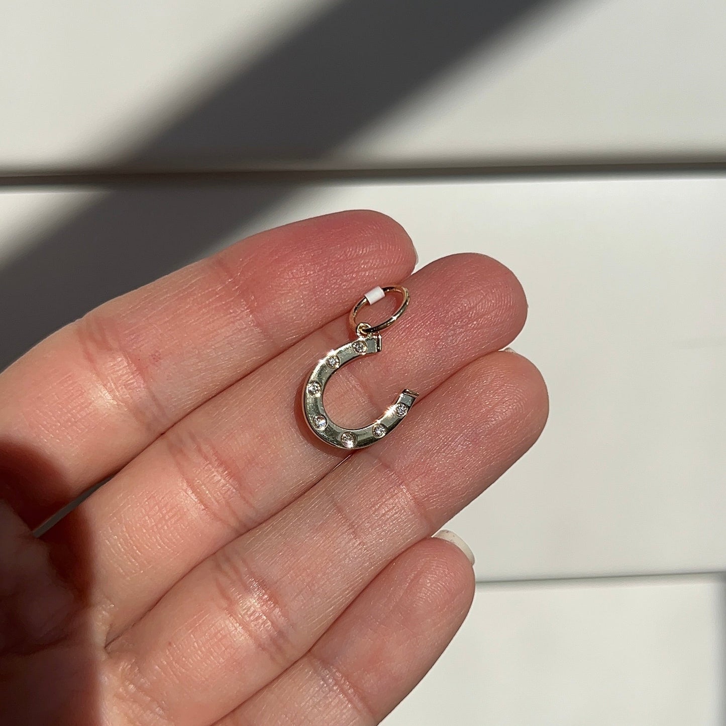 Small Horseshoe Pendant Necklace