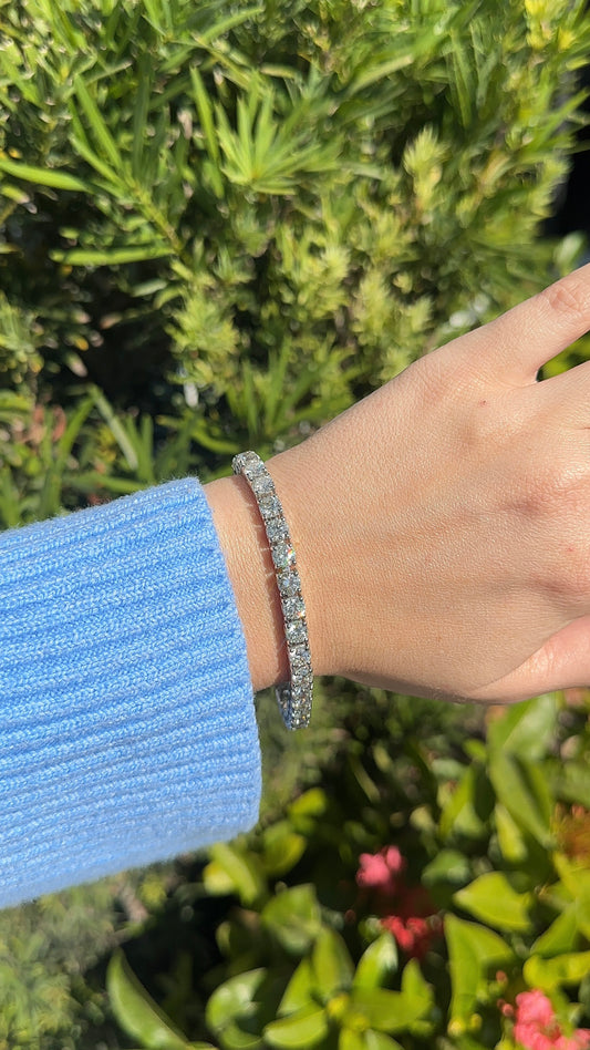 April Diamond Tennis Bracelet