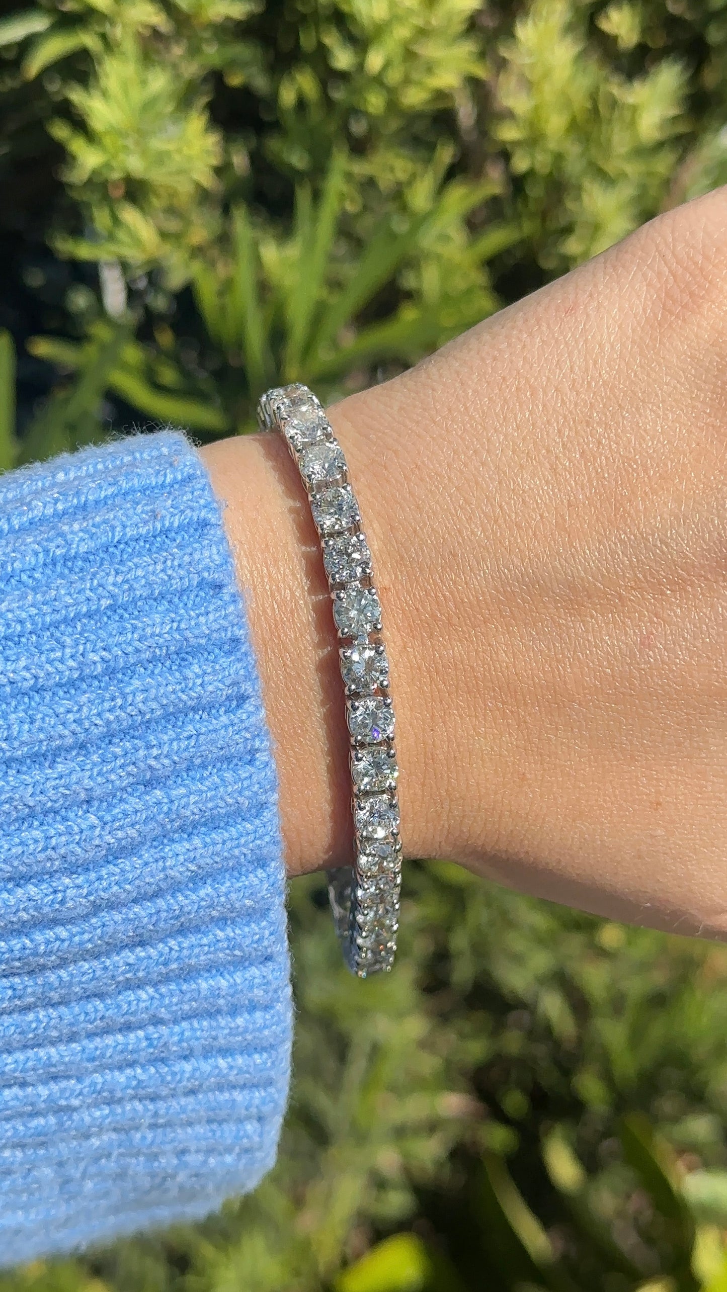April Diamond Tennis Bracelet