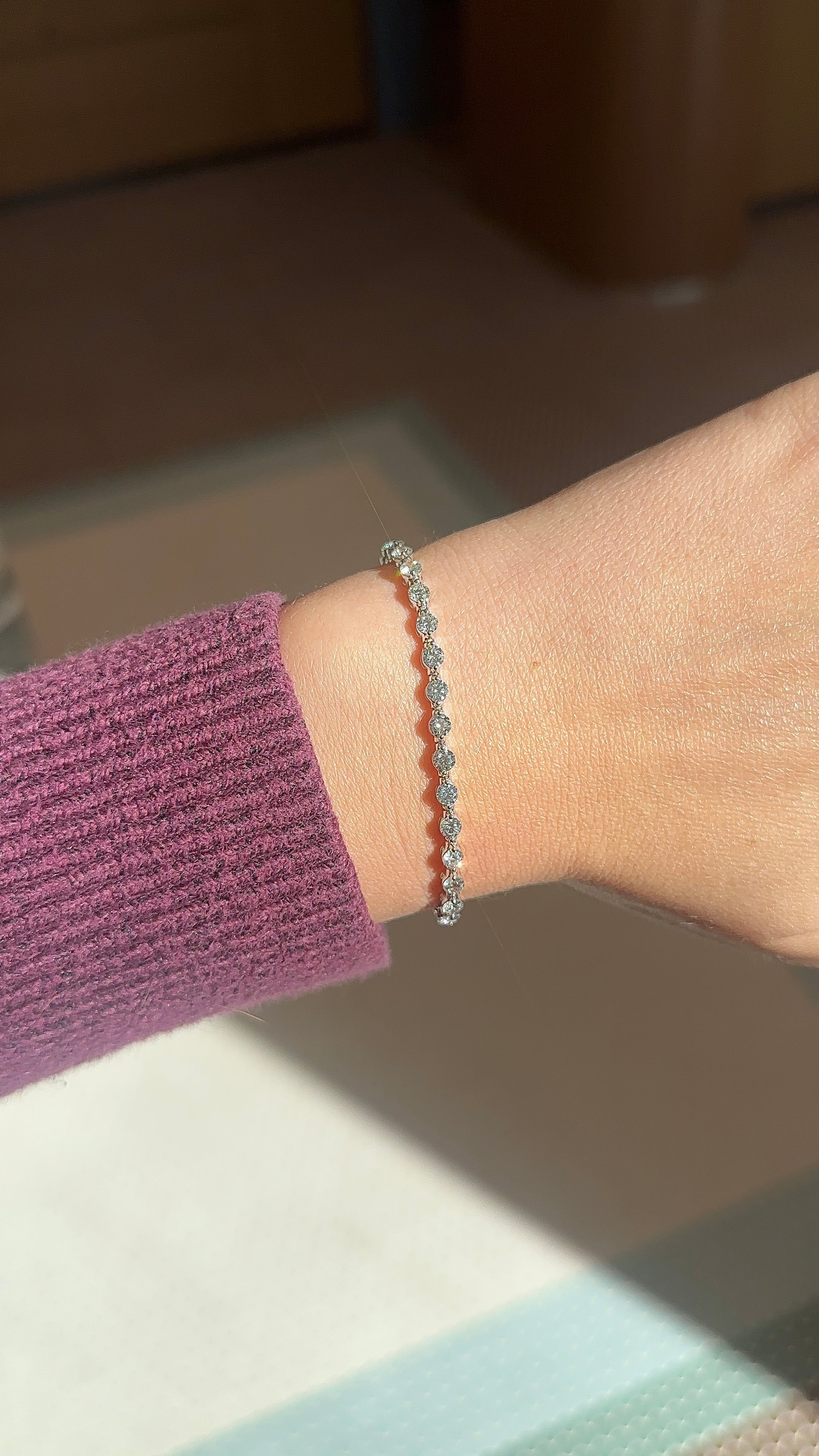 Shared Prong Diamond Tennis Bracelet – Henri Noël