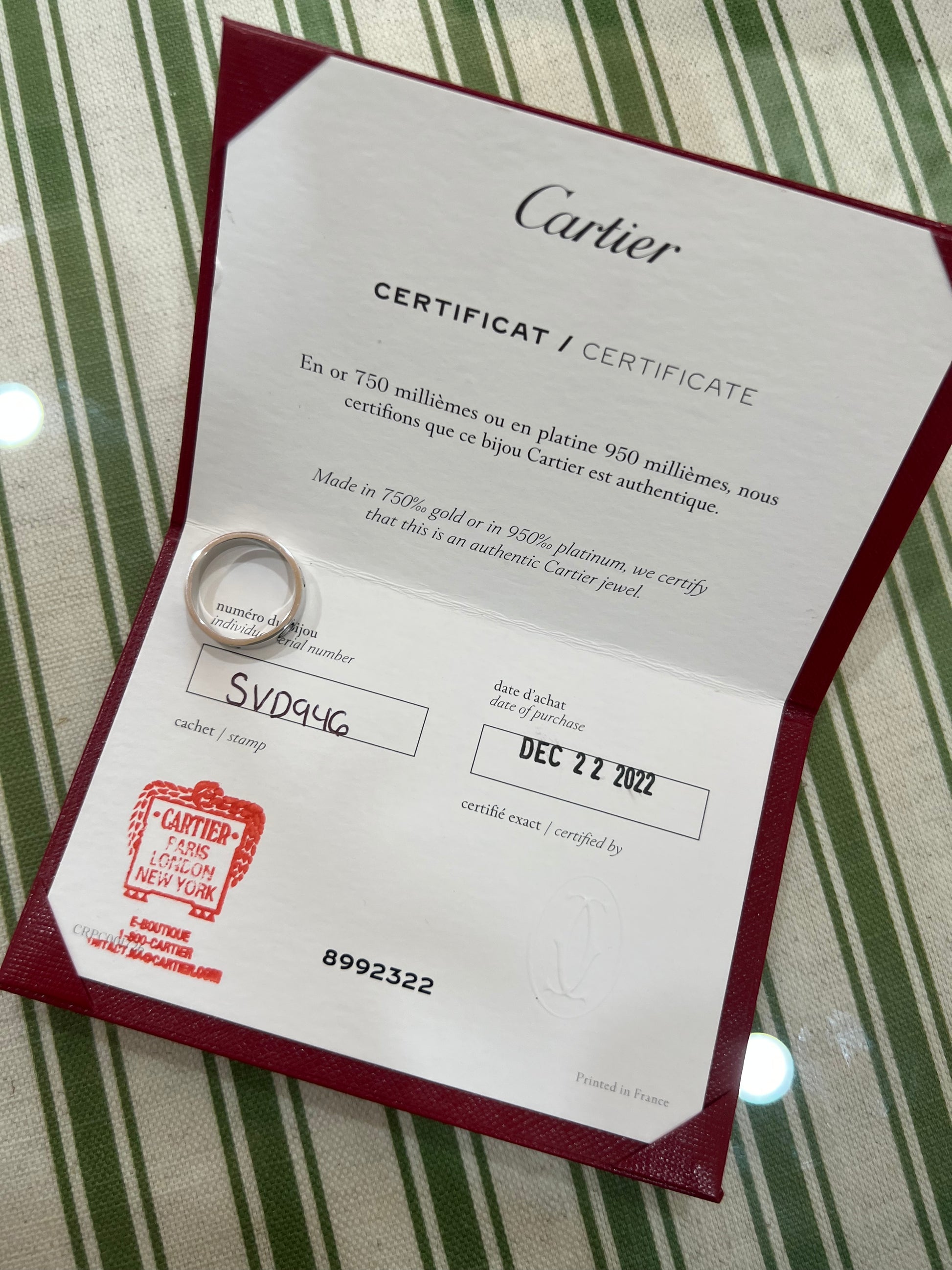 Estate Cartier Love Ring – Henri Noël
