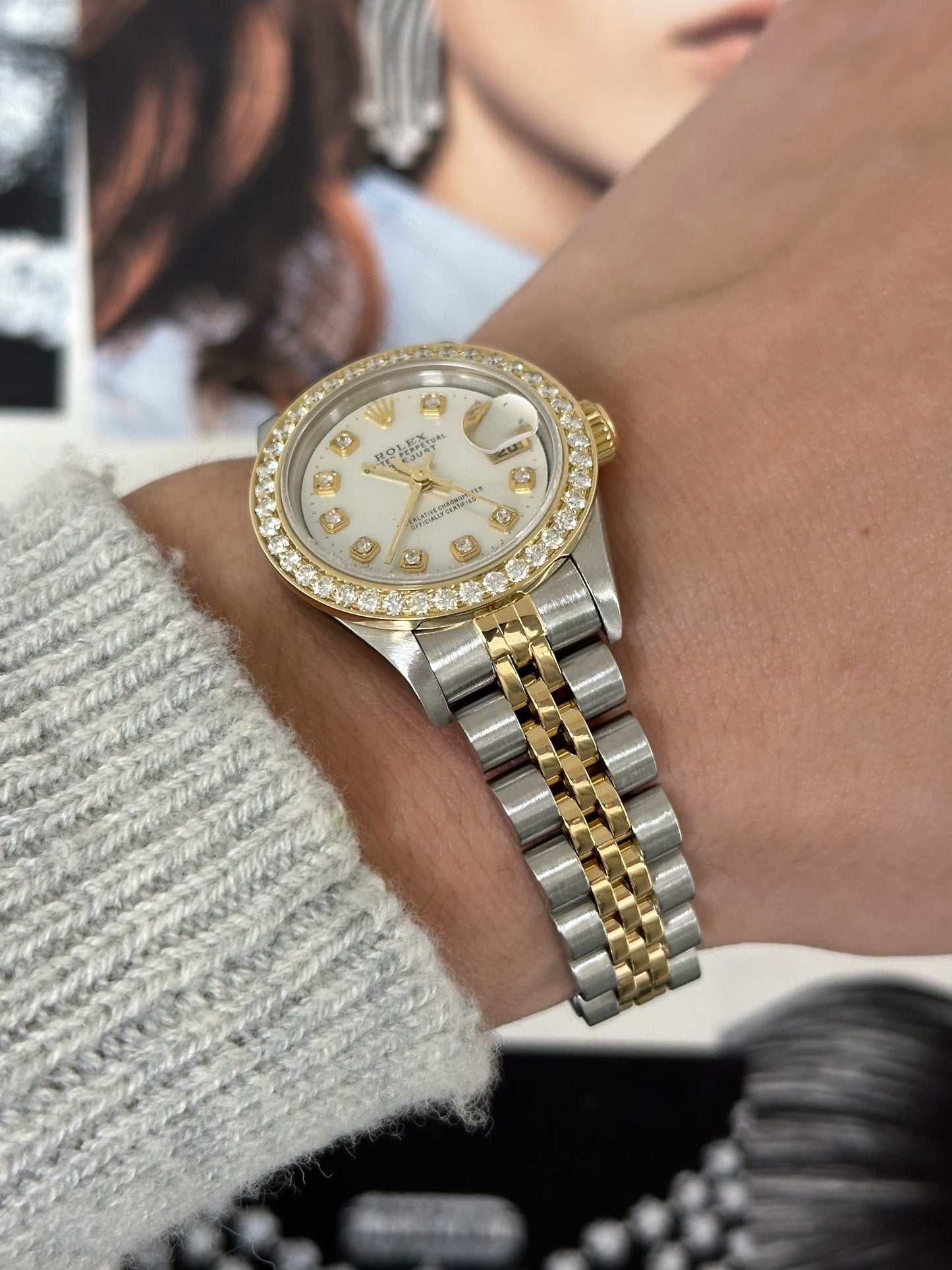 Estate Rolex Diamond Datejust