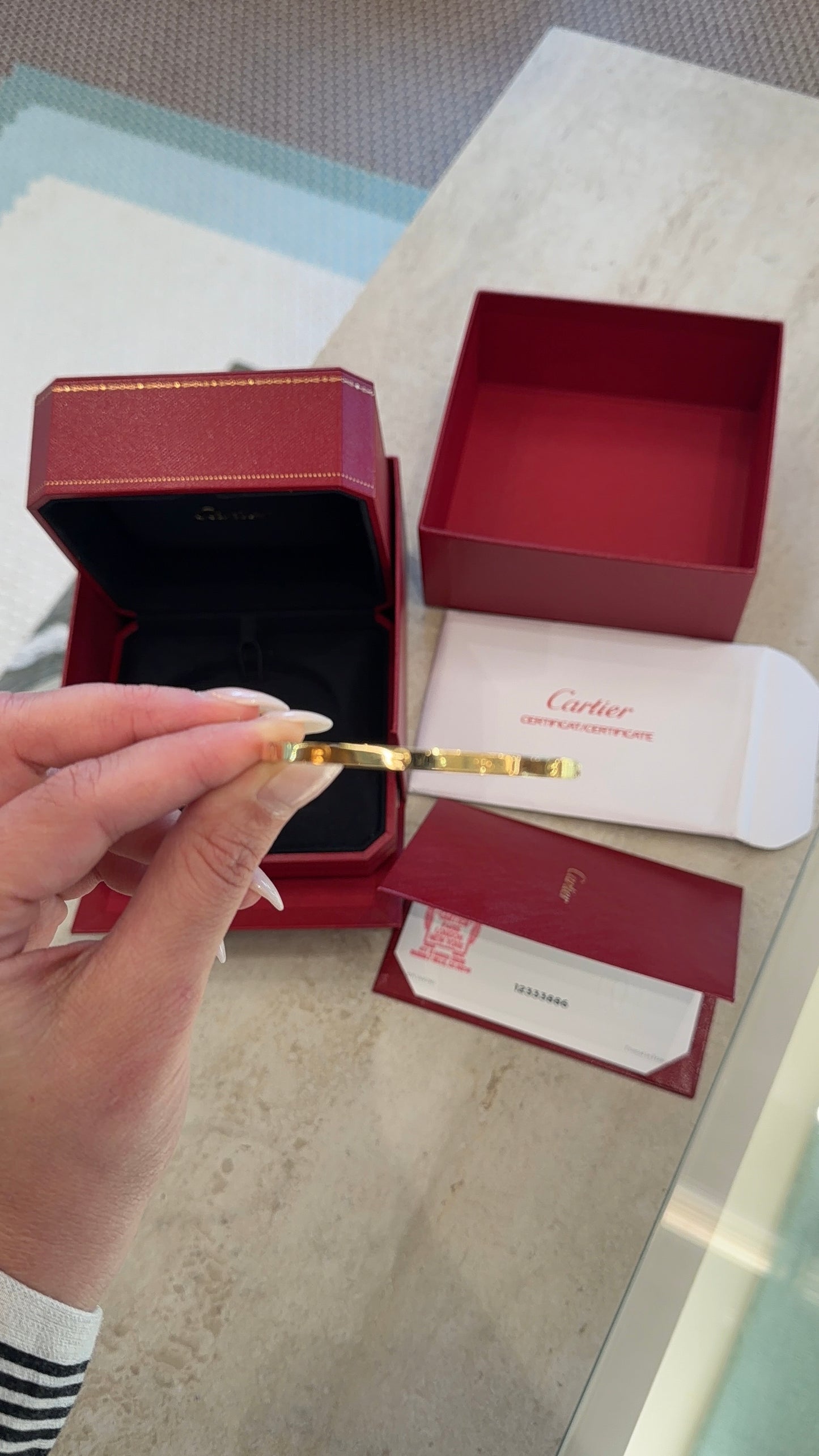 Estate Cartier Love Bracelet- Small