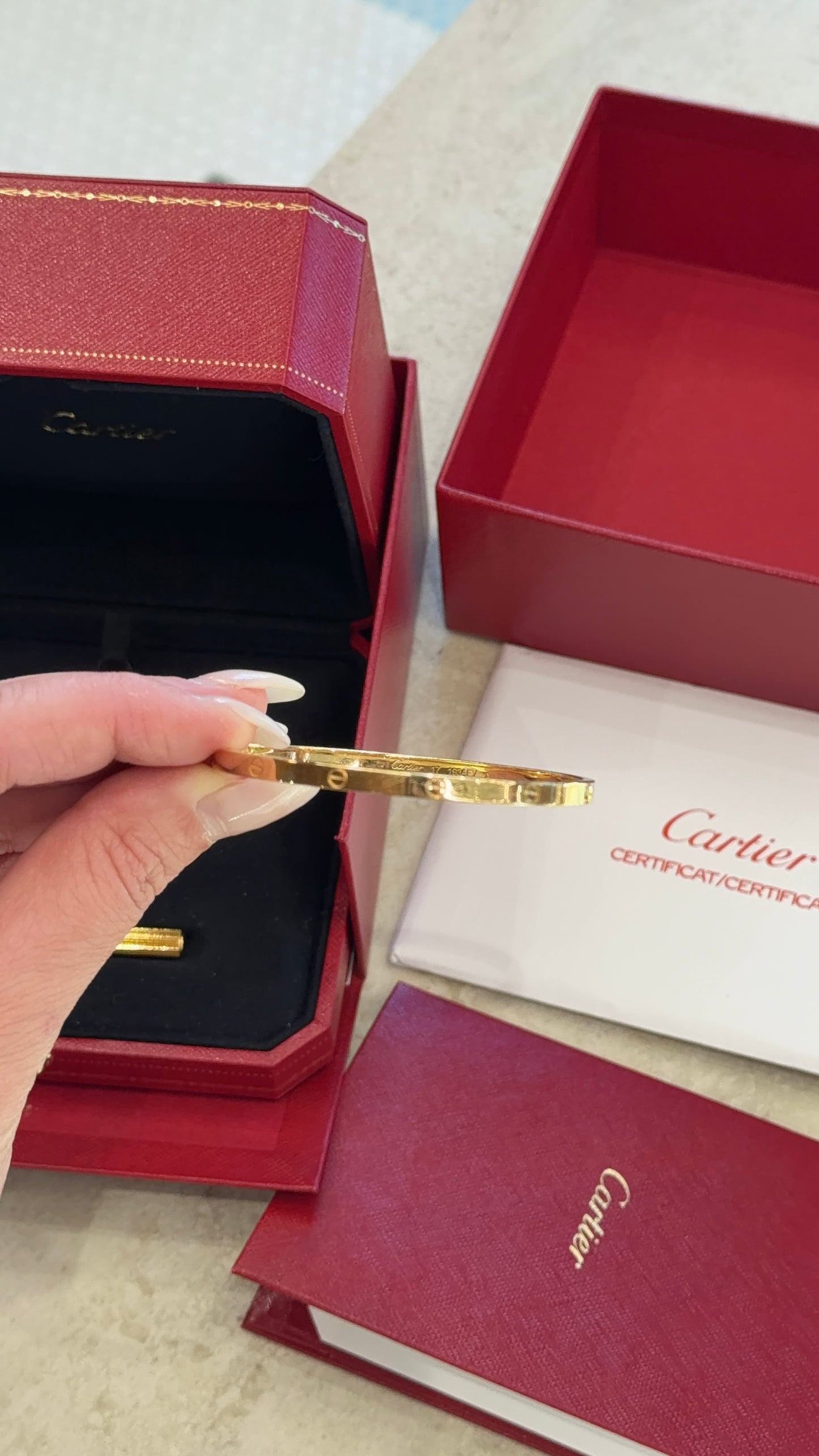 Estate Cartier Love Bracelet- Small