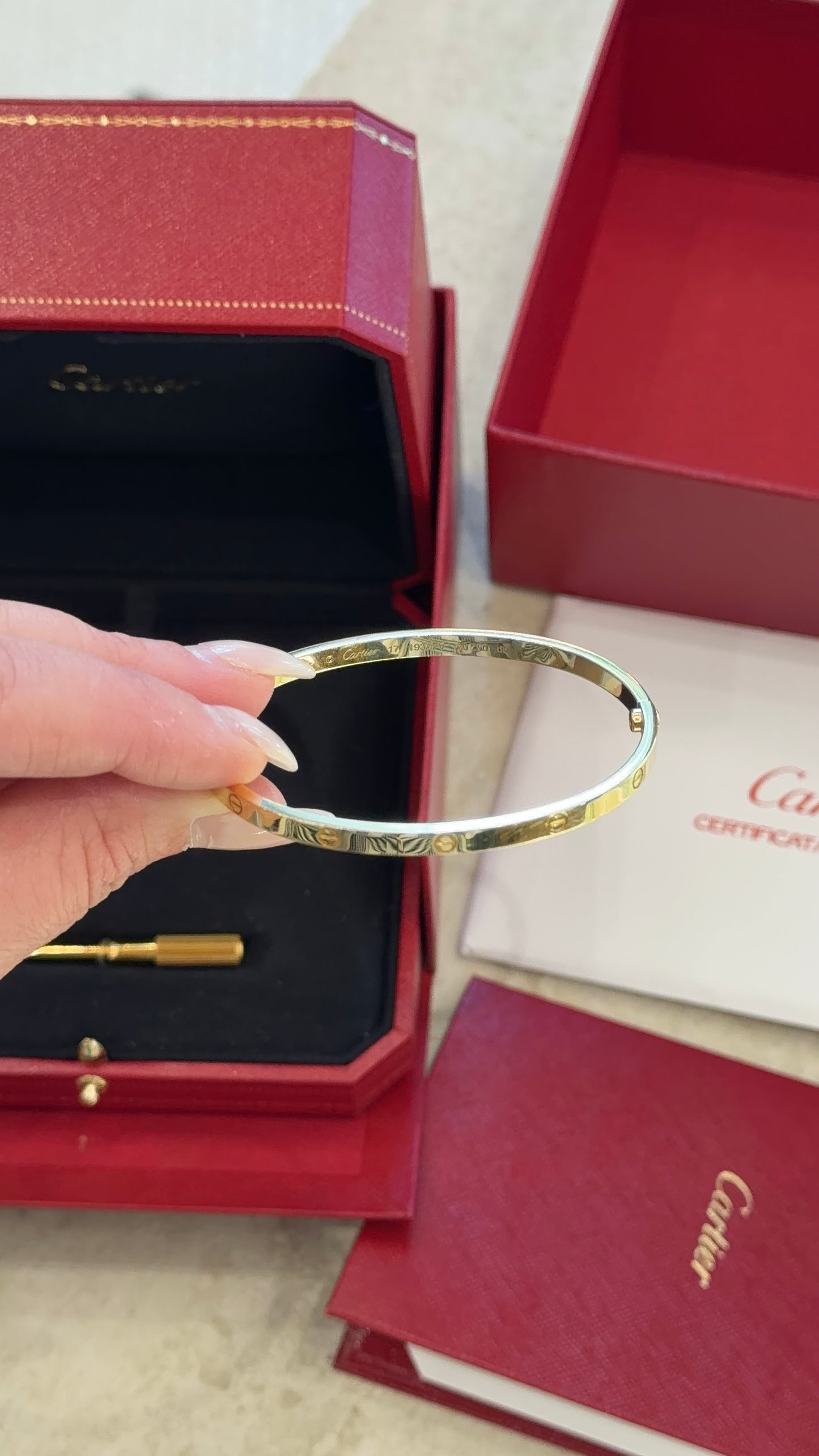 Estate Cartier Love Bracelet- Small