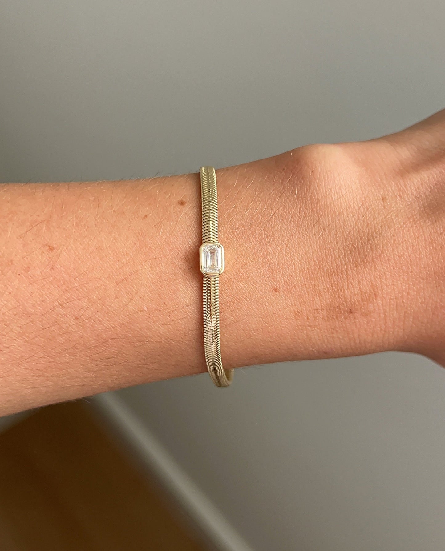 Diamond Herringbone Bracelet