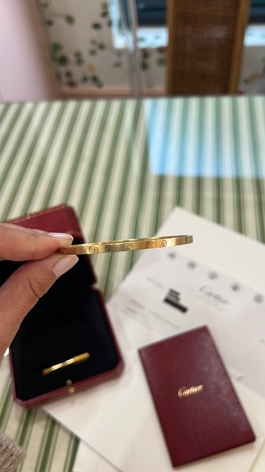 Estate Cartier Love Bracelet- Small – Henri Noël