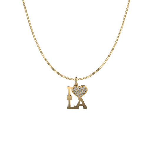 I Heart LA Pendant Necklace – Henri Noël