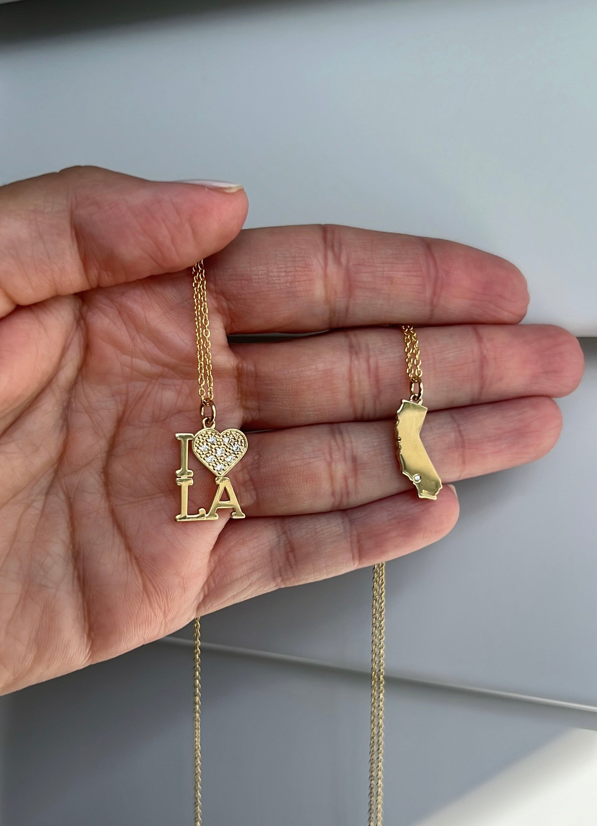 I Heart LA Pendant Necklace – Henri Noël