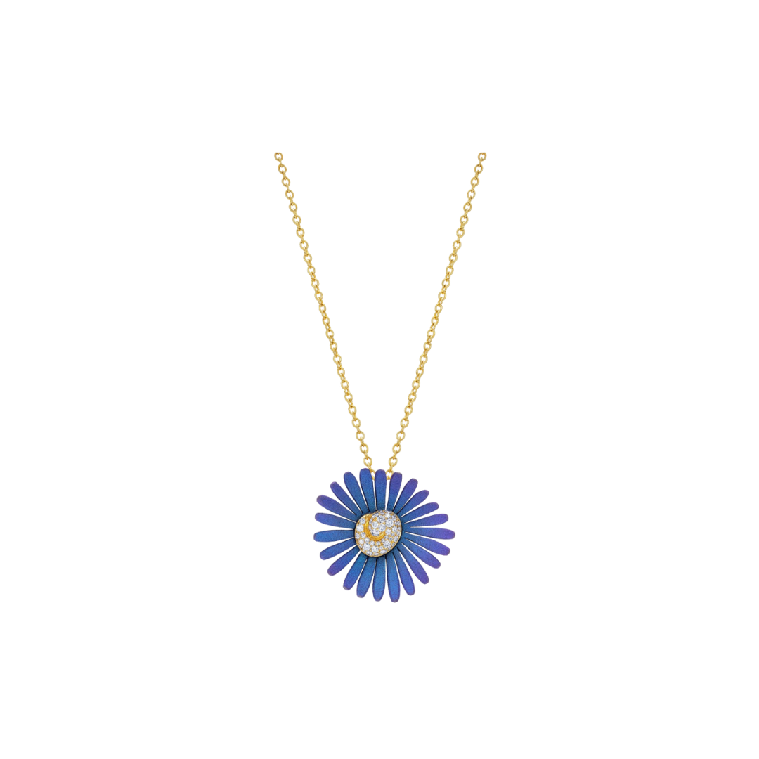 Mike Joseph- Blue Petali Necklace – Henri Noël