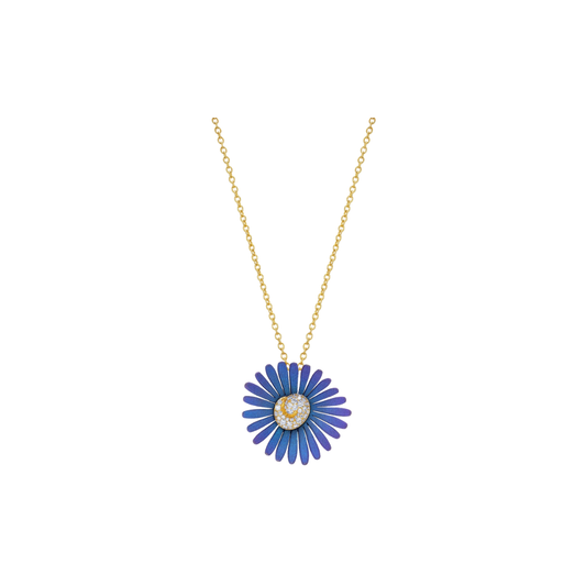 Mike Joseph- Blue Petali Necklace