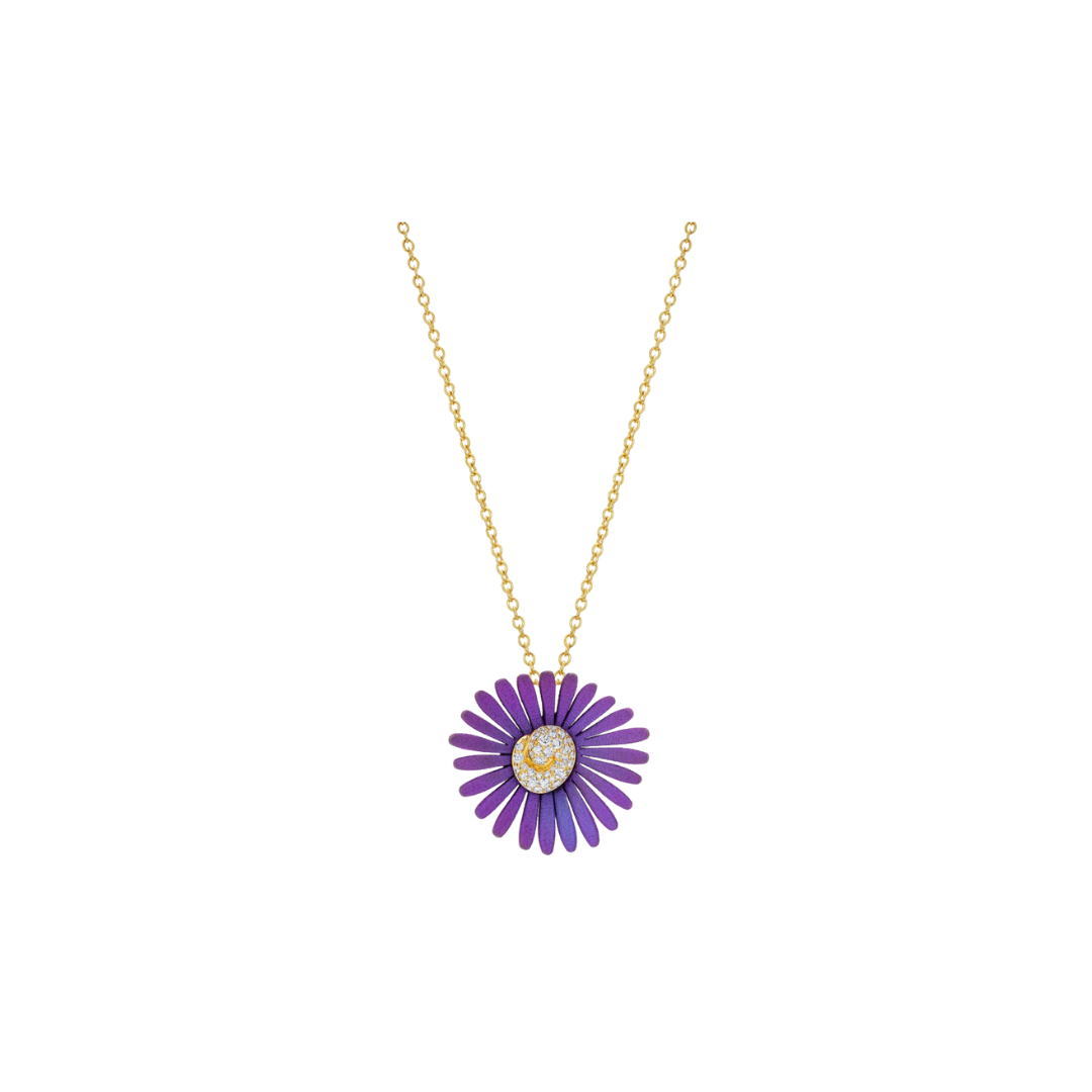 Mike Joseph- Purple Petali Necklace