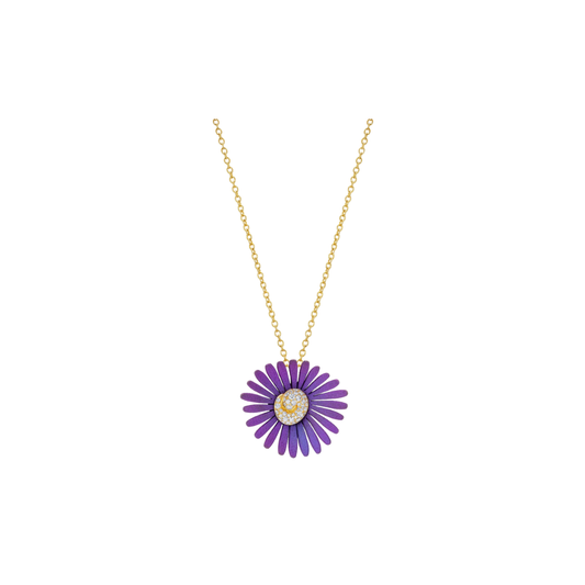 Mike Joseph- Purple Petali Necklace