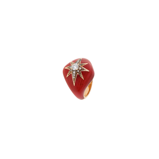 Selim Mouzannar - Aïda Red Snapper Pinky Ring
