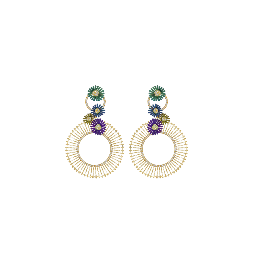 Mike Joseph- Petali Earrings