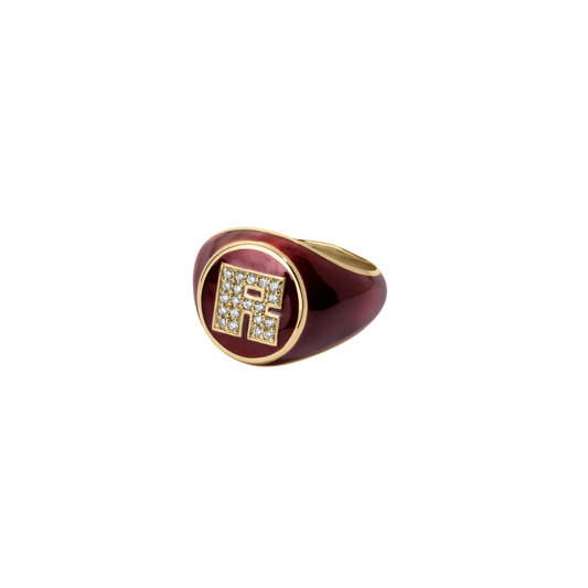 kWIT Jewelry- Spark Pinky Square Signet Ring