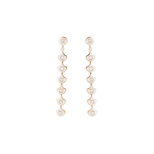 Selim Mouzannar - Fish for Love Scale Drop Earrings