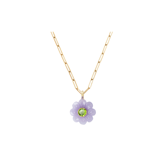 Sophie Joanne- Daisy Pendant Big Yttrium Fluorite