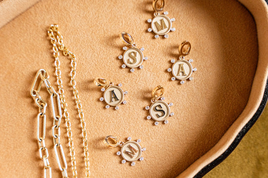 Diamond Sun Initial Charm
