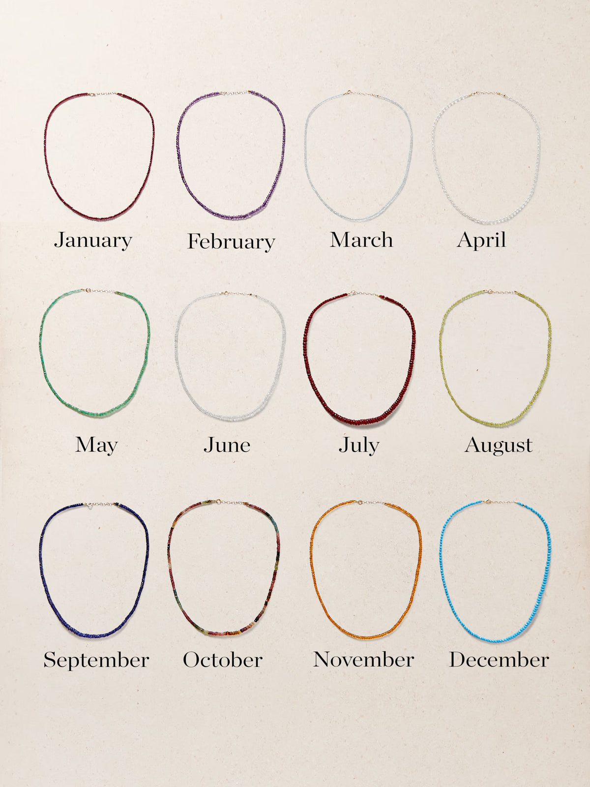 JIA JIA - Birthstone Necklace – Henri Noël