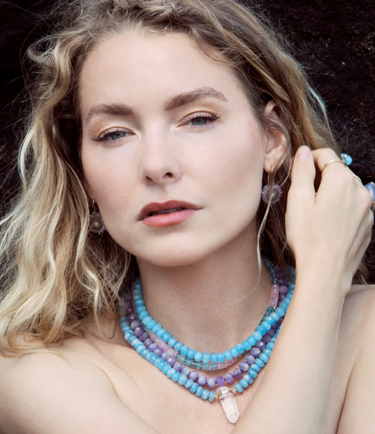 JIA JIA - Oracle Aquamarine Gemstone Necklace – Henri Noël