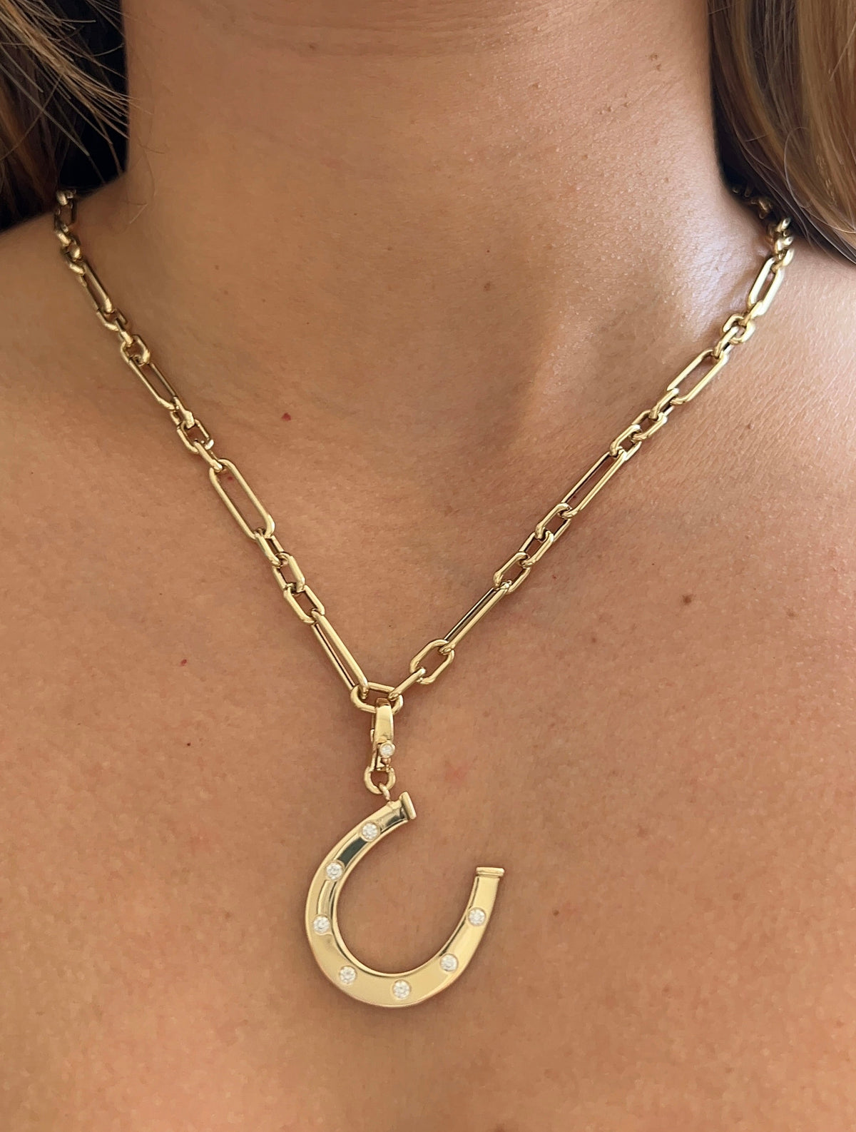 Large Horseshoe Pendant – Henri Noël