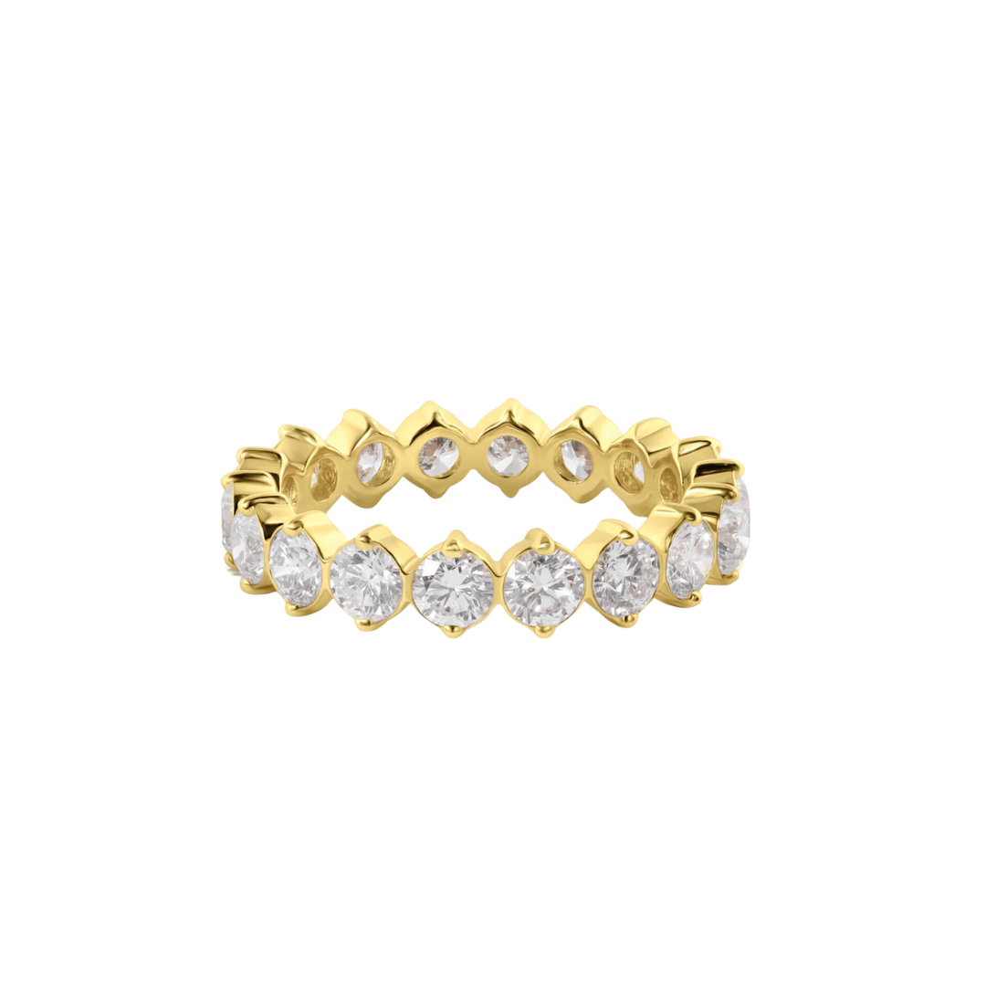 Large Round Cut Diamond Eternity Band – Henri Noël