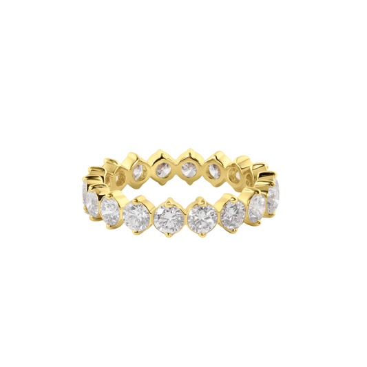 Large Round Cut Diamond Eternity Band – Henri Noël