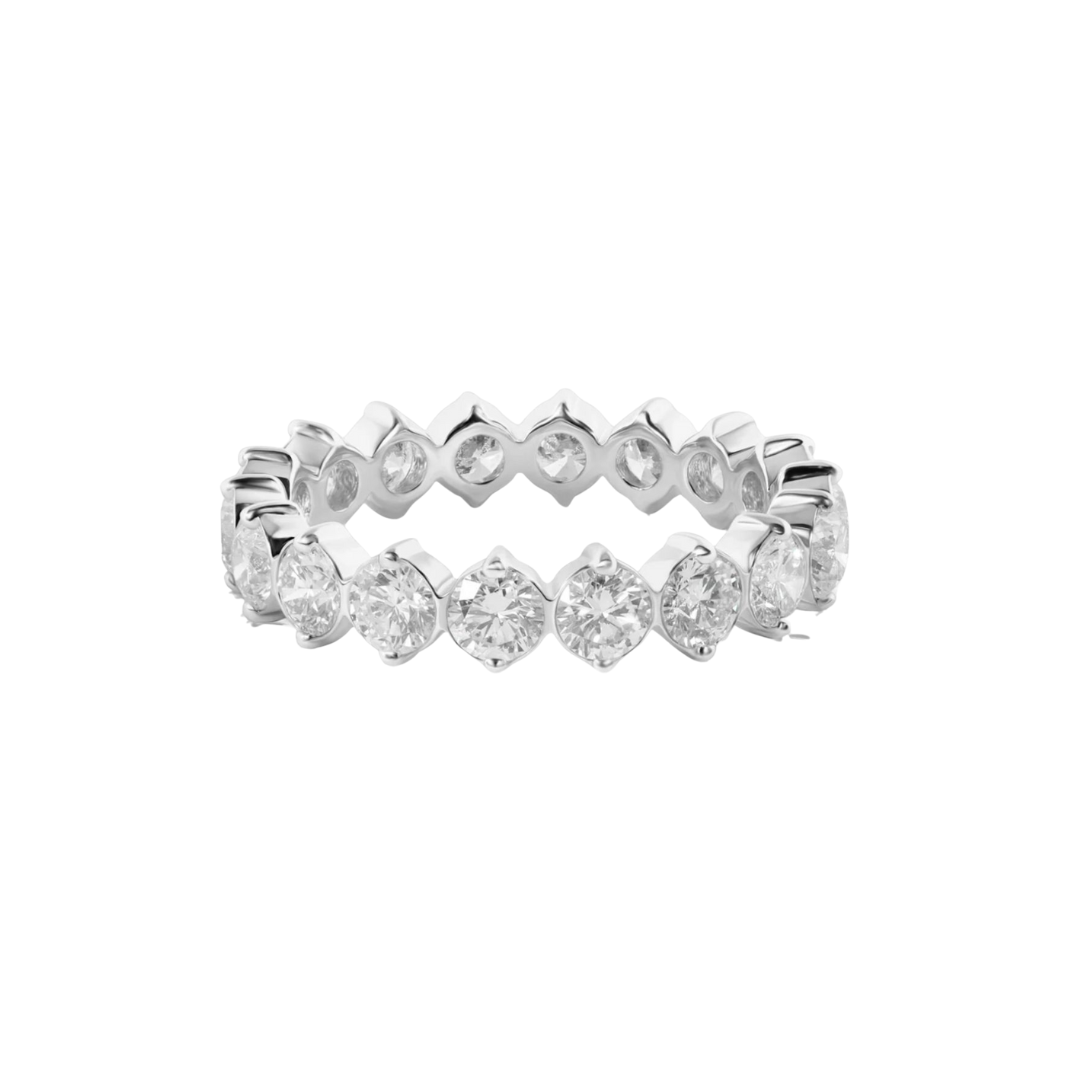 Large Round Cut Diamond Eternity Band – Henri Noël