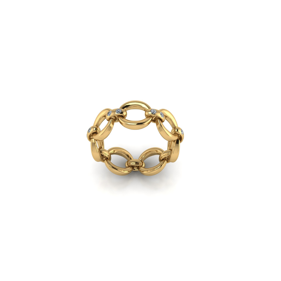 Lawson Twin Chain Ring – Henri Noël