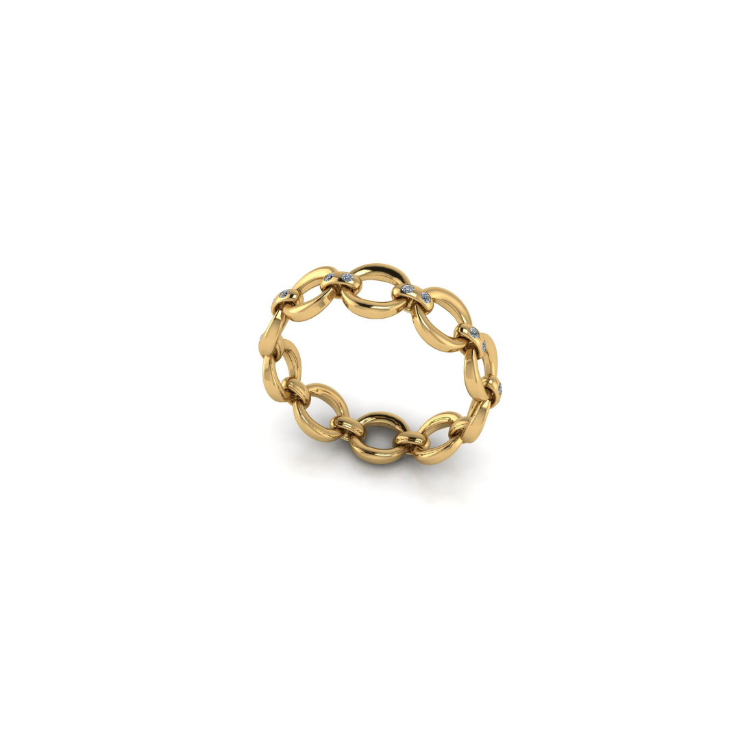 Lawson Twin Chain Ring – Henri Noël