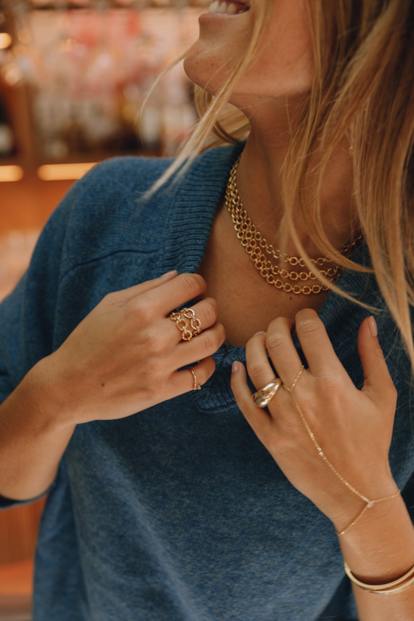 Lawson Twin Diamond Pinky Ring – Henri Noël