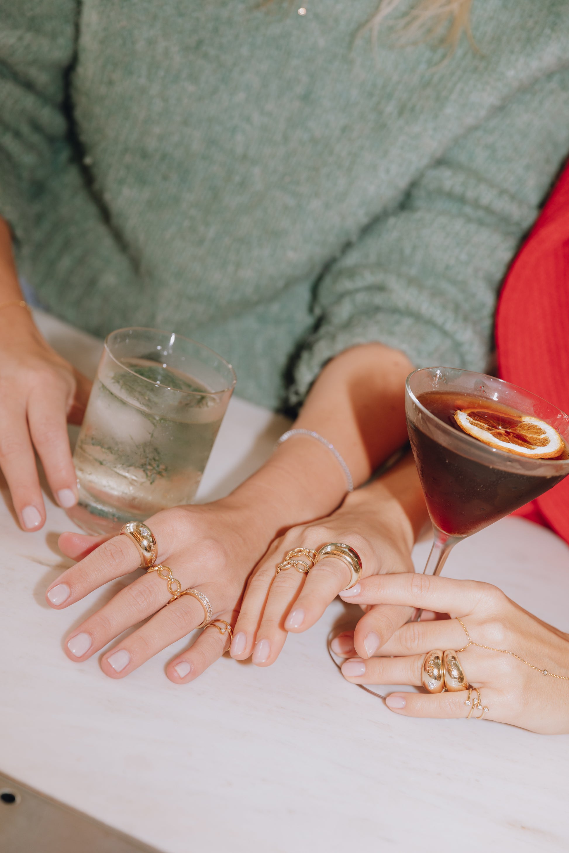 Lawson Twin Diamond Pinky Ring – Henri Noël
