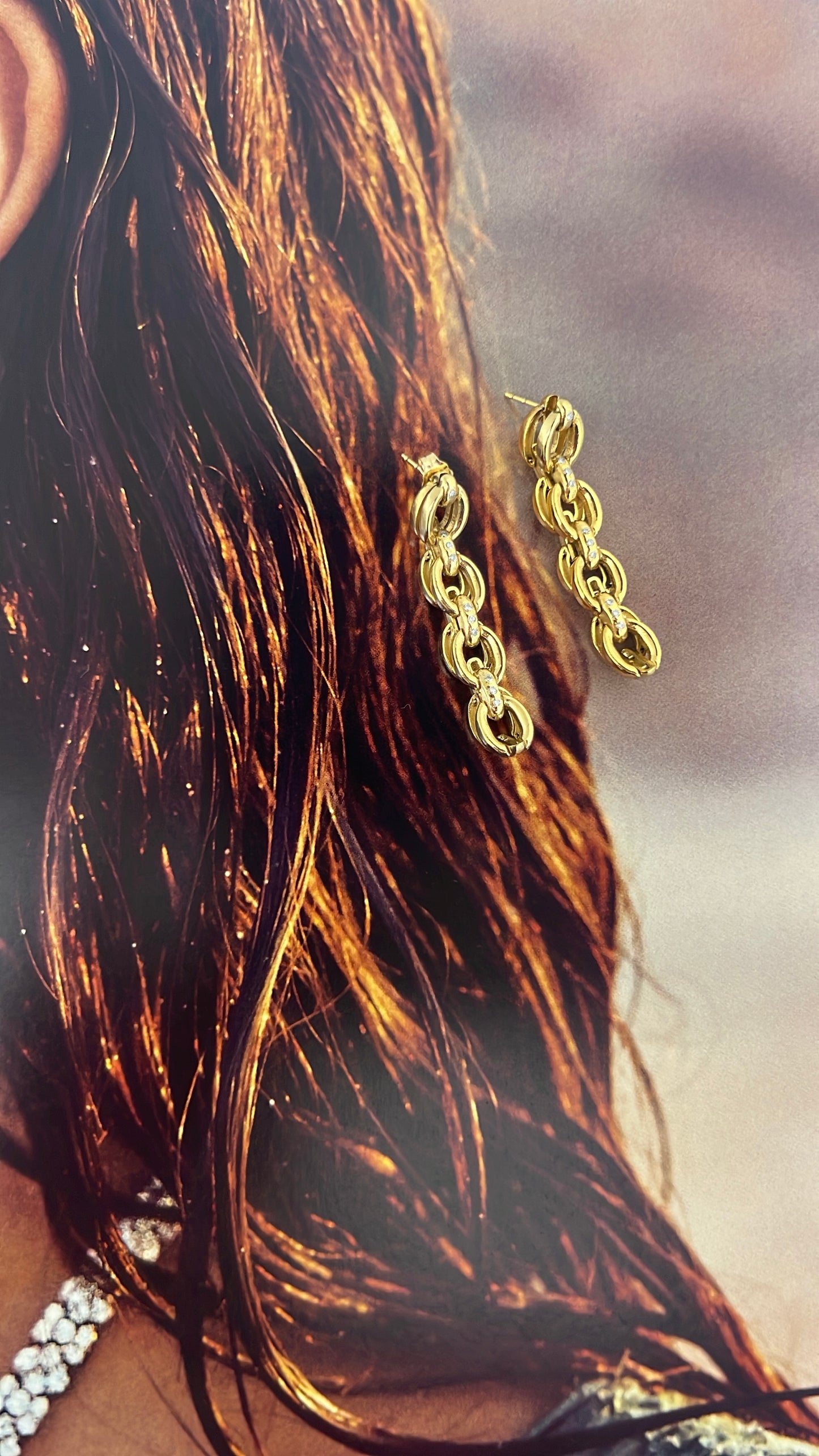 Lawson Two-Way Twin Chain Earrings – Henri Noël