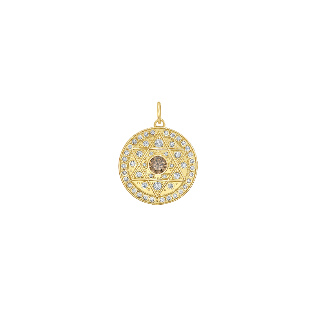 Lionheart- Desert Diamond Star of David Medallion – Henri Noël