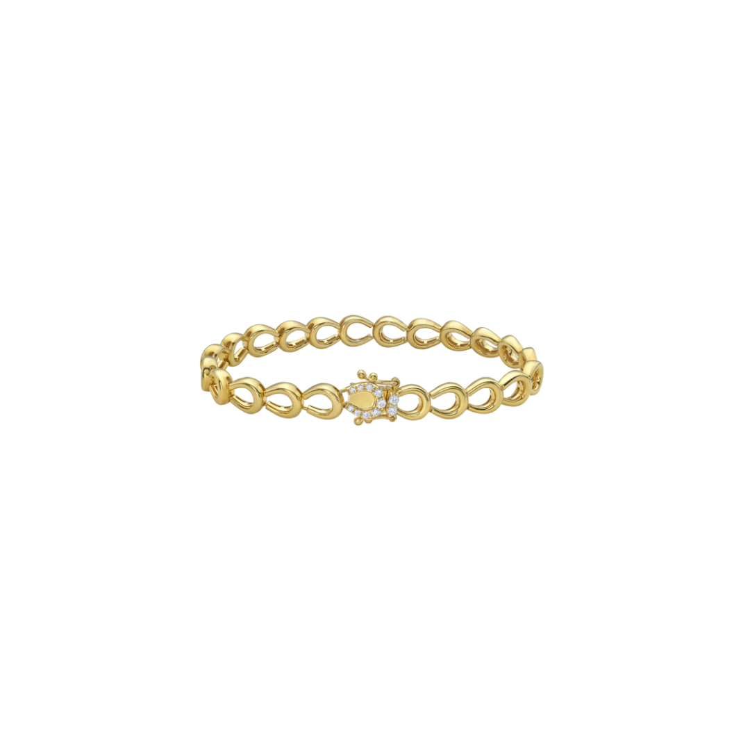 Lionheart- Legacy Diamond Horseshoe Bracelet